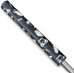 iWinpros Putter Grip Size 3.0, Lightweight Golf Putter Grip, Textured Comfort Design for Superior Control, Anti-Slip Pattern Polyurethane Grips for Golf (Deep Black)