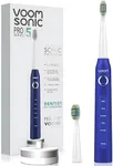 Voom Sonic Pro 5 Series Rechargeable Electronic Toothbrush, Dentist Recommended, Advanced Oral Care, 2 Minute Timer with Quadrant Pacing, 5 Adjustable Speeds, Soft Dupont Nylon Bristles, Blue