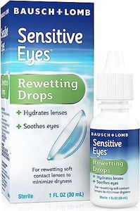 Bausch & Lomb Sensitive Eyes Rewetting Drops 1 oz (Pack of 5)