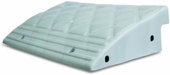Maxsa 20031-RS Curb Ramp for Driveways, Sidewalks, Steps, wheelchairs, Strollers, Dollies and Vehicles, 10,000 lb. Capacity, 23" Width, 5.5" Height, Grey