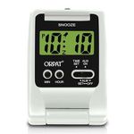 Ajanta Orpat Digital Alarm Clock with Snooze and Light Function (10x7.1x2 cm_White)