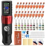 Wormhole Tattoo Gun Kit Wireless Ta