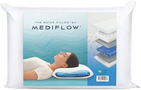 Mediflow Wasserkissen mit Memory-Schaumstoff, neu erfunden mit Wasserbasis-Technologie – Lindert klinisch erwiesen Nackenschmerzen und verbessert die Schlafqualität. (50 x 70 cm)