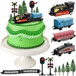 Bucherry 13 Pcs Train Cake Toppers 
