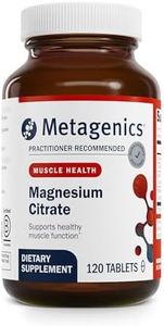 Metagenics Magnesium Citrate - 300 mg Magnesium & 60 mg Calcium (as Citrates) - Muscle & Bone Health Support* - Gluten-Free & Vegetarian - 120 Count
