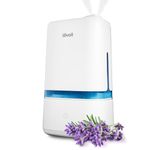 LEVOIT Humidifiers for Bedroom, 4L Ultrasonic Cool Mist Humidifier for Large Room Babies, Air Humidifier with Essential Oil Tray, Quiet Operation, Auto Shut-Off, Lasts up to 40 Hours