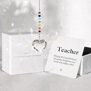 Hegelda Teacher Appreciation, Crystal Heart Suncatcher