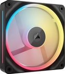 Corsair iCUE LINK LX120-R RGB 120mm PWM Reverse Fan – Single Fan – Low-Noise, Magnetic Dome Bearing, Dual Light Loops, QuikTurn™ Screws, Zero RPM Mode – Black