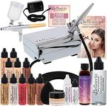 Belloccio Makeup and Tanning Airbrush System with FAIR Foundation and Blush Set