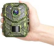 Coolifepro Trail Cameras, Mini Camera de Chasse 1080P 24MP Trail Cam, Game Camera with Night Vision, IP66 Waterproof Camera Chasse Hunting Camera for Outdoor, Garden, Yard Wildlife Monitoring