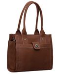 Fostelo Women's Vegan Leather Ocean Side Handbags Shoulder Hobo Bag Ladies Purse (Tan) (Large)