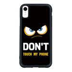 aiyaya for iPhone XR Case Funny Cool Phone Case for Men Teen Boys Kids Boys (Don't Touch My Phone)