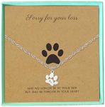 Dog Memorial Necklace Paw Print Pen