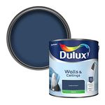 Dulux Walls & Ceilings Silk Emulsion Paint - Sapphire Salute - 2.5L