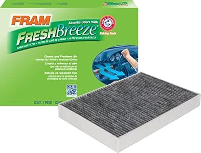 FRAM Fresh Breeze Cabin Air Filter Replacement for Car Passenger Compartment w/Arm and Hammer Baking Soda, Easy Install, CF12155 for Select Volvo Vehicles