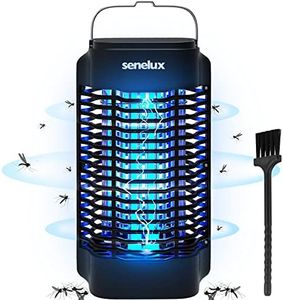 Senelux Bug Zapper, Electric Mosquito Zapper for Indoor and Outdoor 18W, 4200V Insect Fly Pest Trap, Waterproof Mosquito Killer for Flying Insect Control Lamp, Silent and Safe