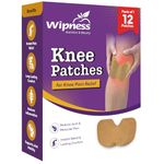 100% Natural Knee Patches for Knee Pain Relief - Pack of 1-12 Patches