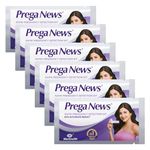 Prega News One Step Urine HCG Pregnancy Test Kit Device - Pack of 6 Kits| 99% Accurate Results in 5 Mins| India’s No 1 Pregnancy Kit