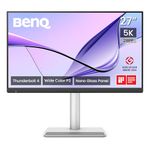 BenQ MA270S 27" Monitor 5K 5120x2880 Nano Gloss for Mac Creators, Thunderbolt 4 96W/15W, Mac Colour, Daisy Chain, KVM, Brightness & Volume Control on Mac, Height & Tilt Adjustment, P3 Colour Gamut