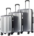 Coolife Luggage Expandable Suitcase