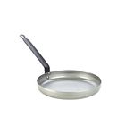 Genware NEV-BIOP10 Iron Omelette Pan, 10", Black