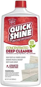 Quick Shine Multi Surface Deep Floor Cleaner and Remover 27oz | Removes Wax Build-Up, Revitalizes Floors & Cleans Grout | Use on Hardwood, Laminate, LVT, Tile and Stone | Pro-Level Cleaning