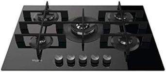 Whirlpool Gas hob with 5 Burners AKW7523NB, Stainless Steel, Black