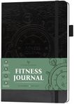 Legend Fitness Journal – Exercise Log Book for Home Workout, Gym – Weightlifting Planner & Tracker – Training & Work Out Essentials (Black)