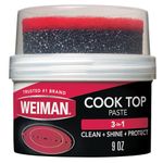 Weiman Cook Top Max Cleaner & Polish Scrubbing Pad | Micro-Bead Scrubbing Power | Removes burned on Food without Scratching | Gives Strike-Free Shine - 255 gm
