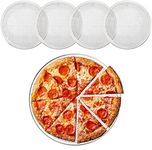 Seamless Pizza Screen, 4 Pack 10 Inch Nonstick Aluminum Pizza Baking Trays, Round Vented Mesh Pizza Pan with Holes, Food Grade Kitchen Crispy Pizza, Bread, Pie Bake Sheet for Pizza Oven