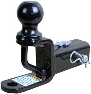 ATV TEK, Trio HD Receiver 2 Inches Multi-Purpose Hitch with Ball Mount, Heavy-Duty Tow Hitch