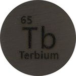 Terbium (Tb) 24.26mm Metal Disc 99.9% Pure for Collection or Experiments