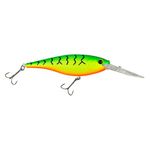 Berkley Flicker Shad Fishing Lure, Firetiger, 1/8 oz, 1 1/2in | 4cm Crankbaits, Size, Profile and Dive Depth Imitates Real Shad, Equipped with Fusion19 Hook