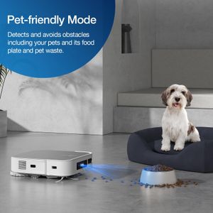 ECOVACS DEEBOT X2 OMNI Robot Vacuum Mop – 8000Pa, AI Navigation, Slim Design