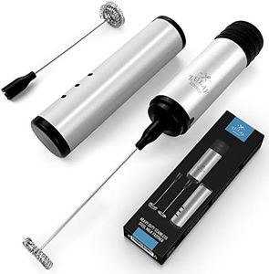 ZK Milk Frother Metal w Cover (Travel Frother)