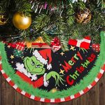 Christmas Tree Skirt 48-Inch Green 