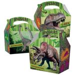 MustBeBonkers 20 Childrens Kids Dinosaur Carry Food Meal Picnic Birthday Party Bag Boxes