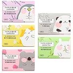 Blotting Paper 500 Sheets Blotting Paper for Oily Skin Natural Gentle Oil Absorbing Sheets Portable Oil Absorbing Paper Removal of Facial Oil, Sebum Unisex Blotting Paper for Face 5 Colors