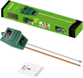 Sonkir 3-in-1 Soil pH Meter – Moisture, Light, pH Tester for Garden & Indoor Plants