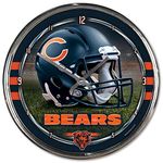 NFL Chicago Bears Chrome Clock