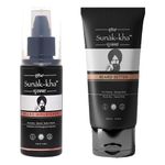 Sunakkha Beard Nourisher 100 ML + Beard Setter 250 ML Combo Set for Beard Softness, Shine & Patchy Beard 100 ML