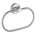 Towel Ring for Bathroom, Brushed Nickel Towel Bar Hangers Wall Mount, Stainless Steel Hand Towel Holder, Modern Round Towel Hanger by Eolax