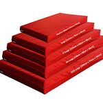 Kosiproducts Gymnastics Crash Mat, Extra Firm High Density Medium Firm 10cm Thick Foam, [Red, Large]
