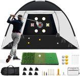 Golf Net, 10x7 Ft Practice Hitting 