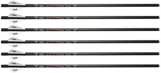 Excalibur Diablo 18" Carbon Arrows with Rhino Nocks Designed for all Matrix Series Crossbows - 6 Pack, Single