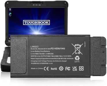 LINGCI FZ-55 Battery,FZ-VZSU1HU Battery Replacement for Panasonic Toughbook 55 FZ-55 Mk1 FZ-VZSU1 10.8V 68Wh 6300mAh(Not Suitable for CF-54)