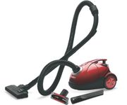 Eureka Forbes Quick Clean DX Vacuum Cleaner with 1200 Watts Powerful Suction Control, 3 Free Reusable dust Bag worth Rs 500, comes with multiple accessories, dust bag full indicator (Red), standerd