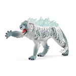 schleich 70147 Eldrador Creatures Mythical Ice Tiger Action Figure - Featuring Ferocious and Fearsome Back Crystals, Very Durable Monster Toys Gift for Boys, Girls, Kids Ages 7+