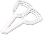 BOLEX Professional Bone Dust Scraper, Square Meat Scraper,White Poly Scraper Bone Dust Remover, Fish Scales Scraper for Kitchen Catering Kitchenware(2 pack)