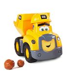 CAT Construction Toys, Buddies Preschool Dump Truck, Junior Crew, Interactive, Moving, Lights & Sounds, for Ages 2 and Older